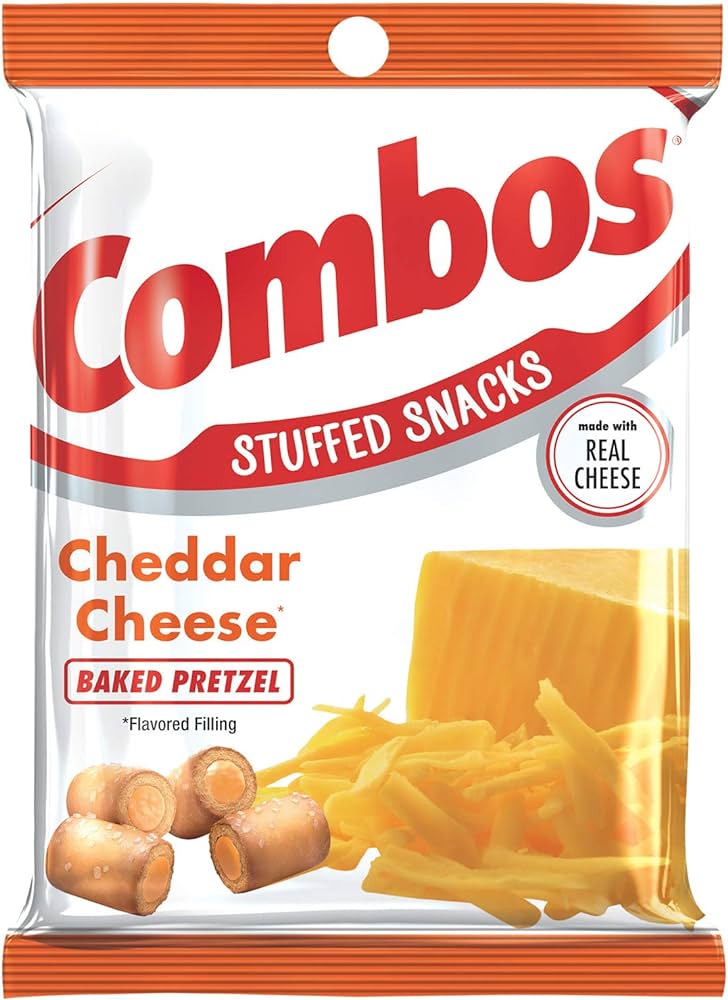 Snacks de Pretzel Combos Queso Cheddar Tamaño Grande 178g