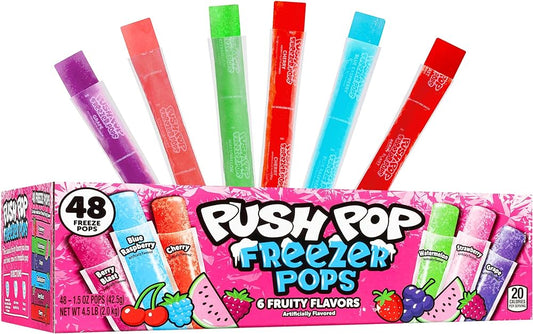 Paletas de Hielo Push Pop Surtidas x48 Unidades (Unidad a $4.125)