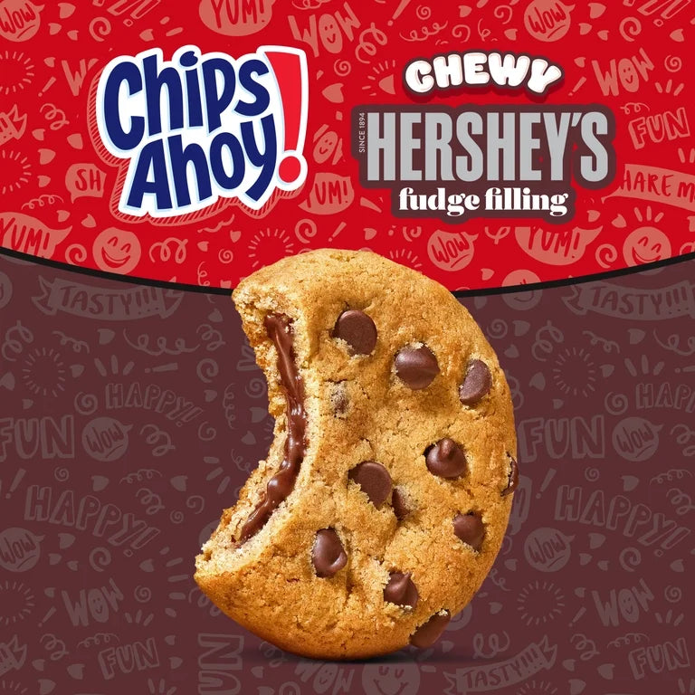 Galletas Chips Ahoy! Chewy Hershey’s Fudge Filled Tamaño Grande 421g