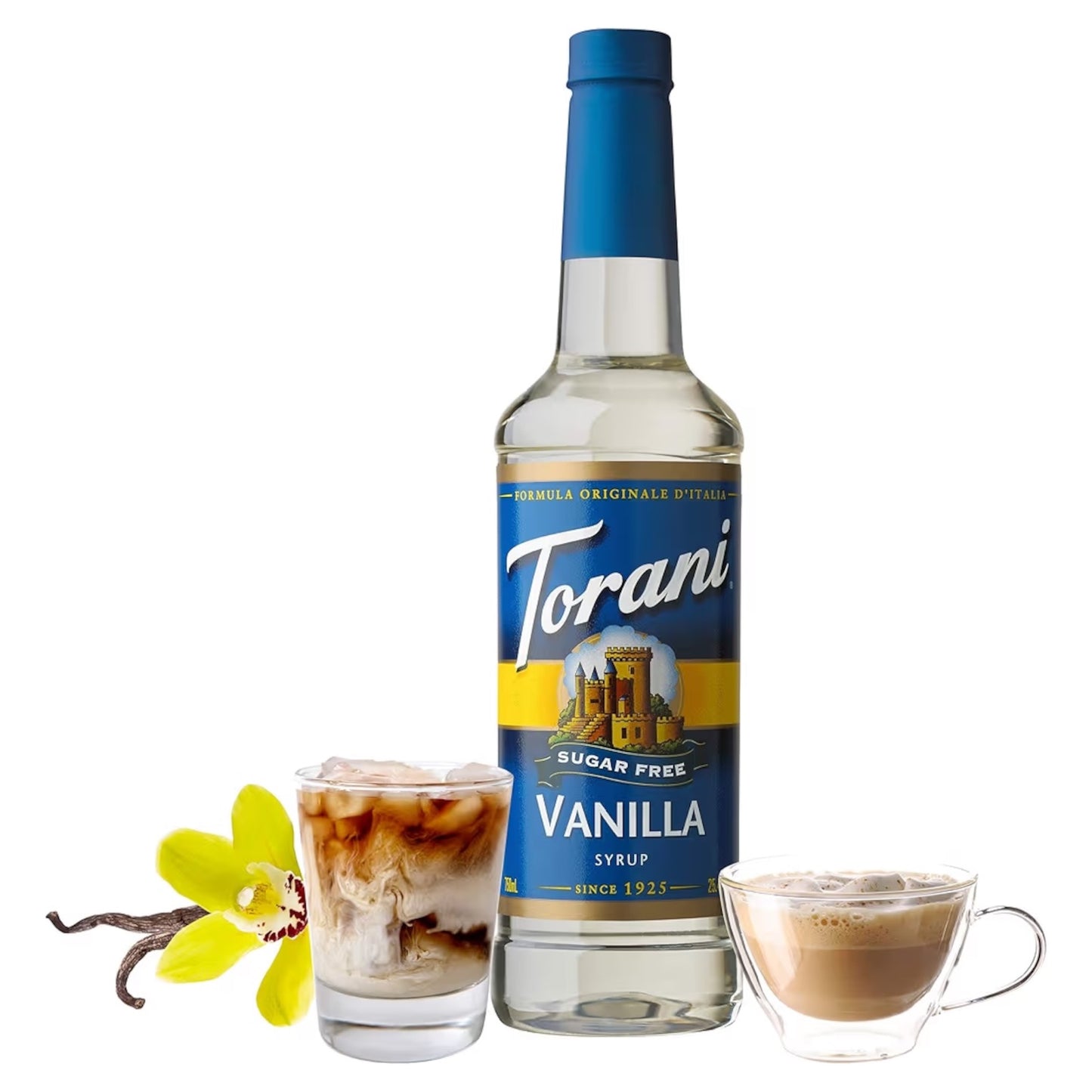 Sirope Torani Vainilla Sin Azúcar Tamaño Grande 750 mL