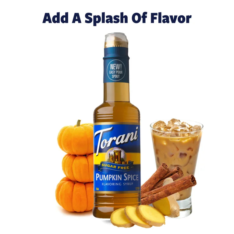 Sirope Torani Pumpkin Spice Sin Azúcar 375 mL