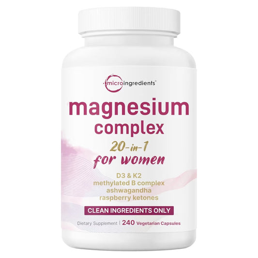 WOMEN: Complejo Magnesio Micro Ingredients 20 en 1 - x240 Unidades