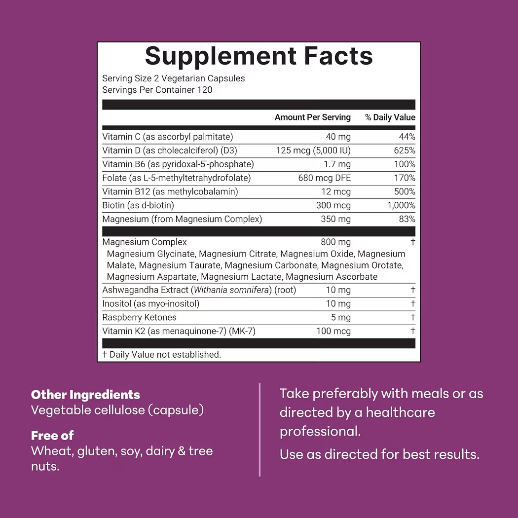WOMEN: Complejo Magnesio Micro Ingredients 20 en 1 - x240 Unidades
