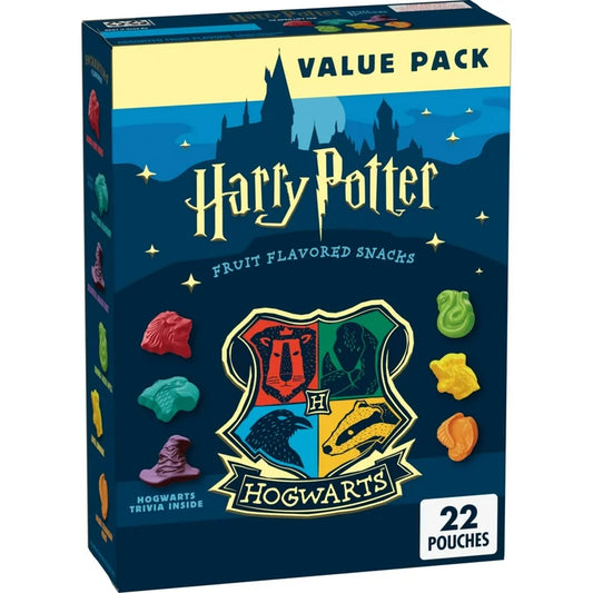Gomitas Frutales Surtidas Harry Potter Hogwarts x22 Paquetes Individuales - 498g