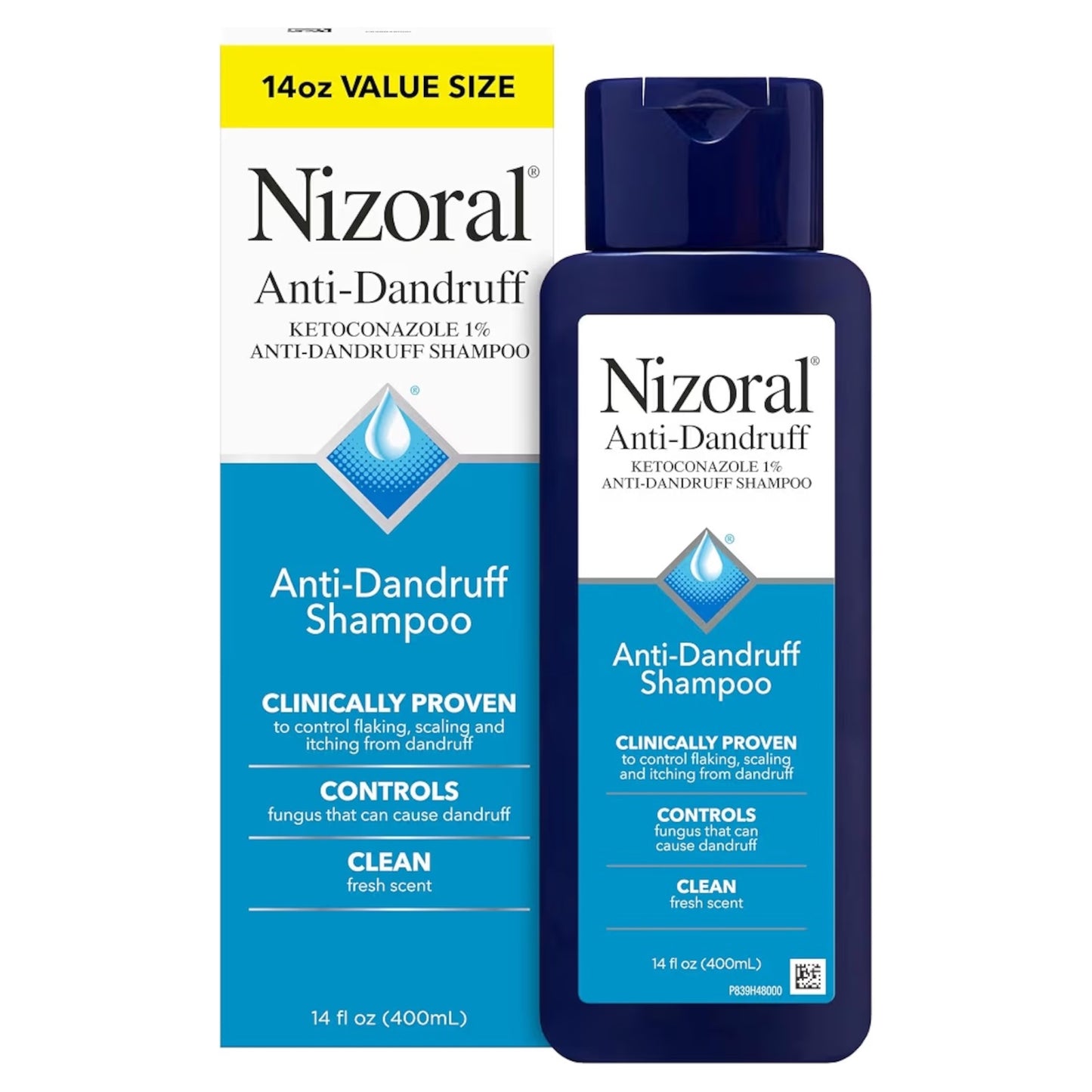 Champú Anticaspa Nizoral 1% Ketoconazol 400 mL
