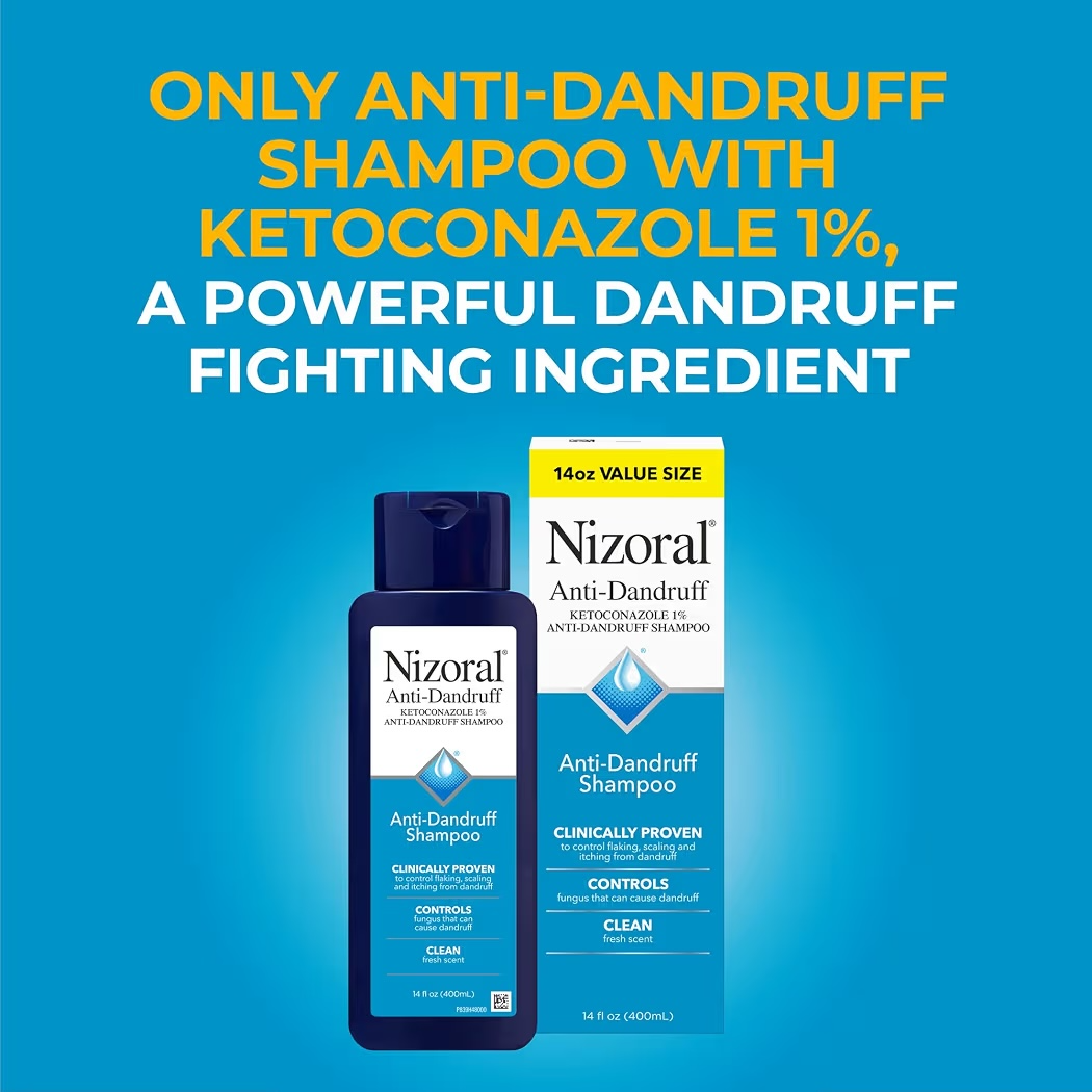 Champú Anticaspa Nizoral 1% Ketoconazol 400 mL