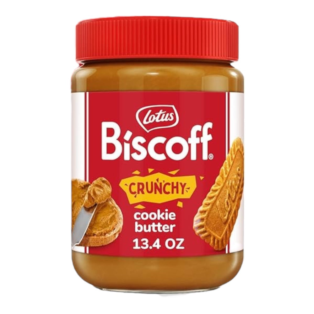Crema Lotus Biscoff Crunchy Con Trozos de Galleta 380g