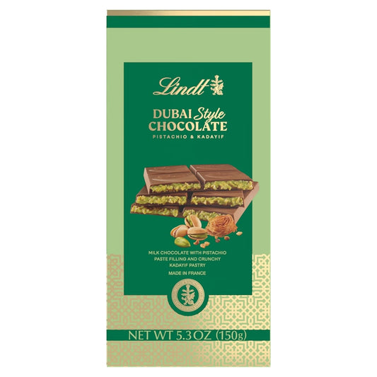 Lindt Dubai Style Chocolate Pistachio & Kadayif 150g