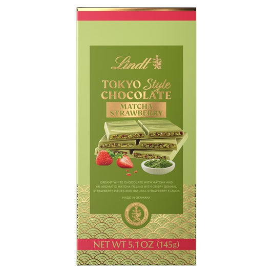 Lindt Tokyo Style Matcha Strawberry Chocolate 145g