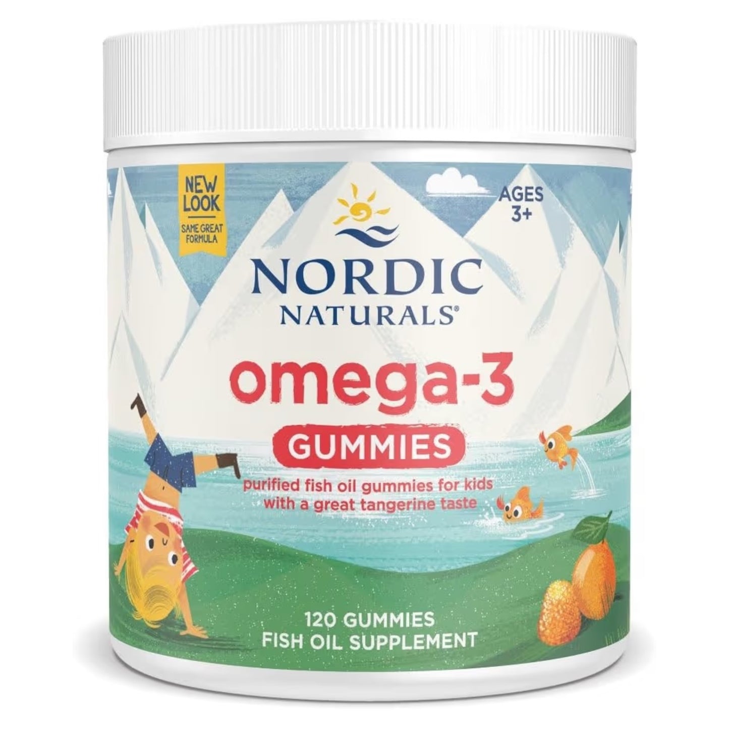 Gomitas Omega-3 Nordic Naturals Fish Oil Sabor Mandarina x120 Unidades