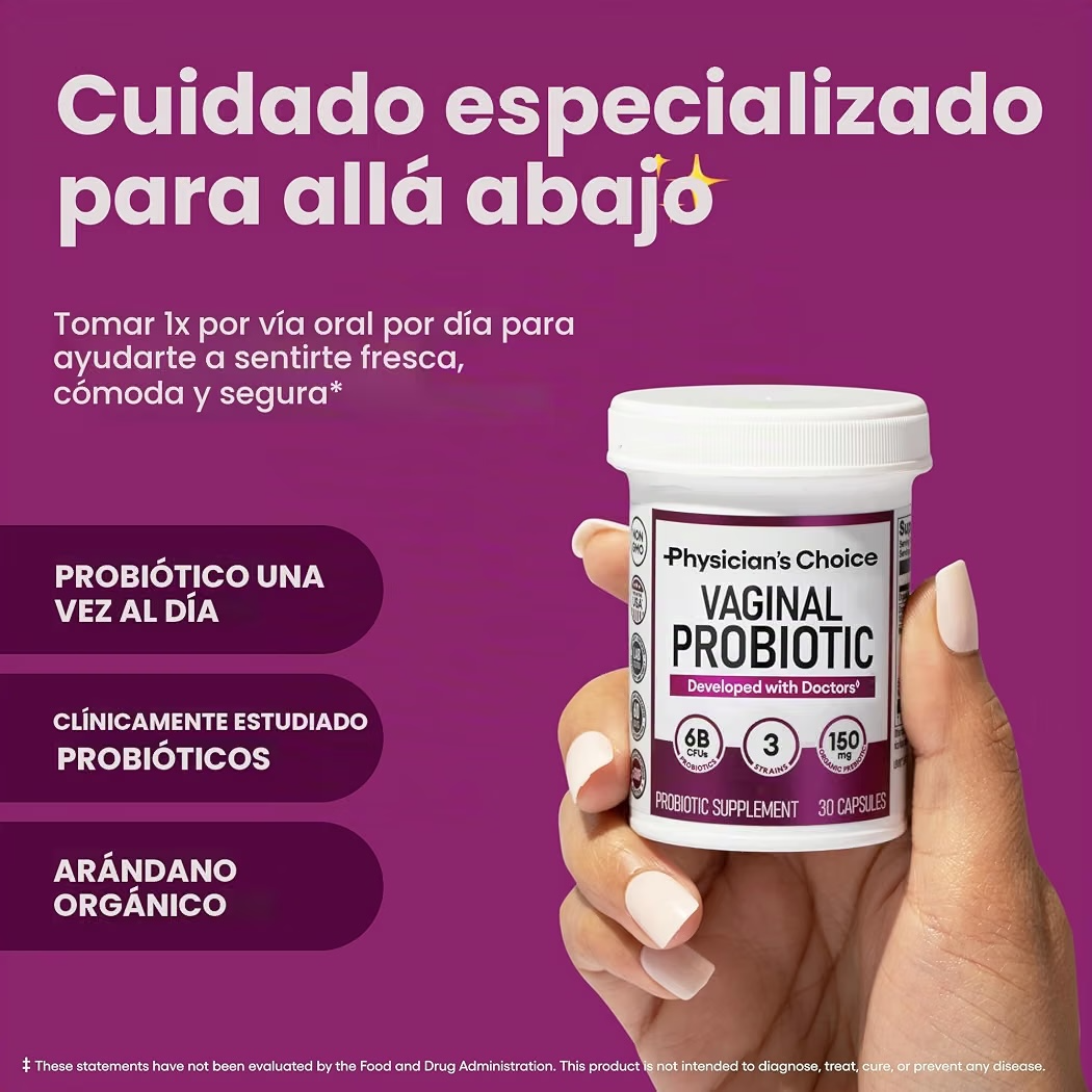 WOMEN: Cápsulas Physician’s Choice Vaginal Probiotic x30 Unidades