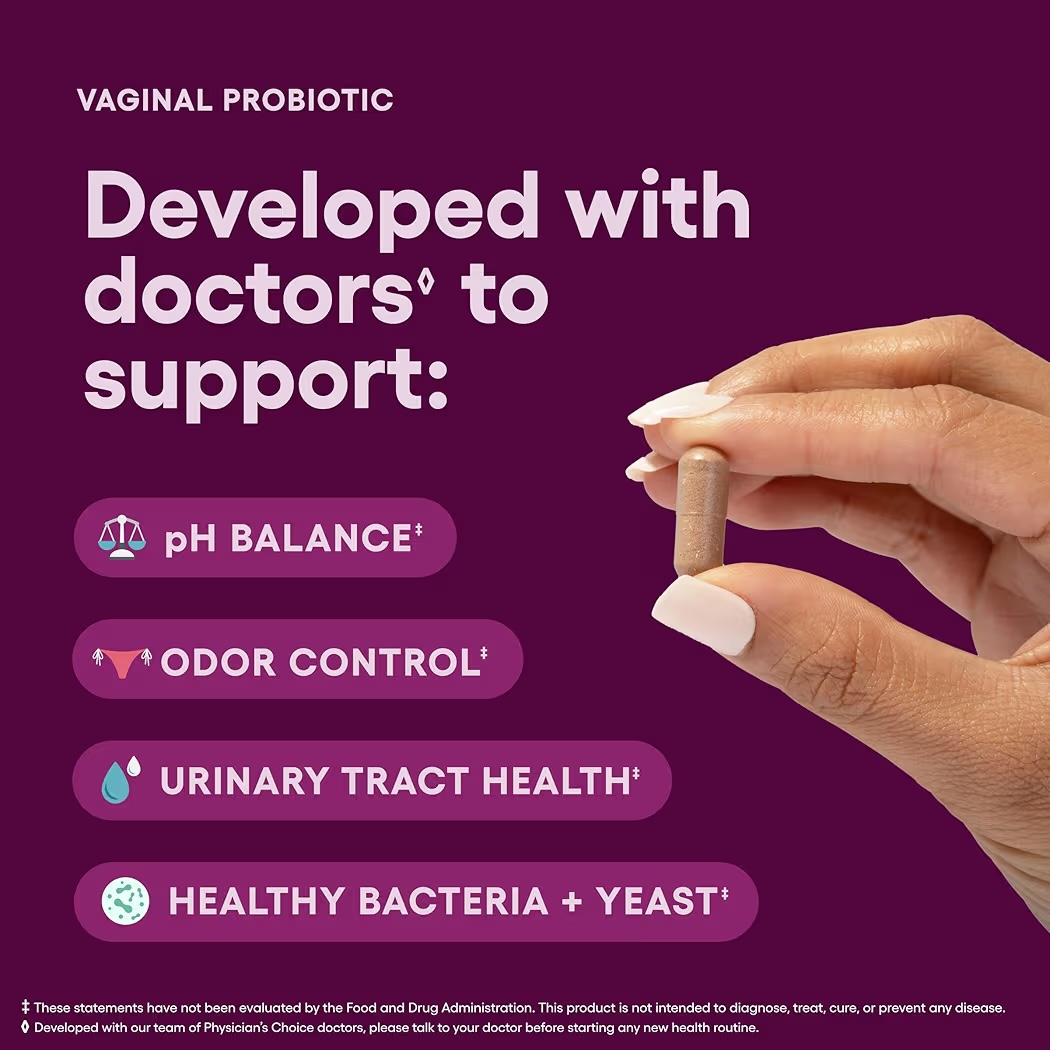 WOMEN: Cápsulas Physician’s Choice Vaginal Probiotic x30 Unidades