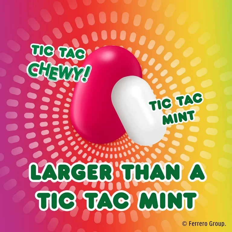 Tic Tac Chewy! Frutal Fruit Adventure Tamaño Grande 51g