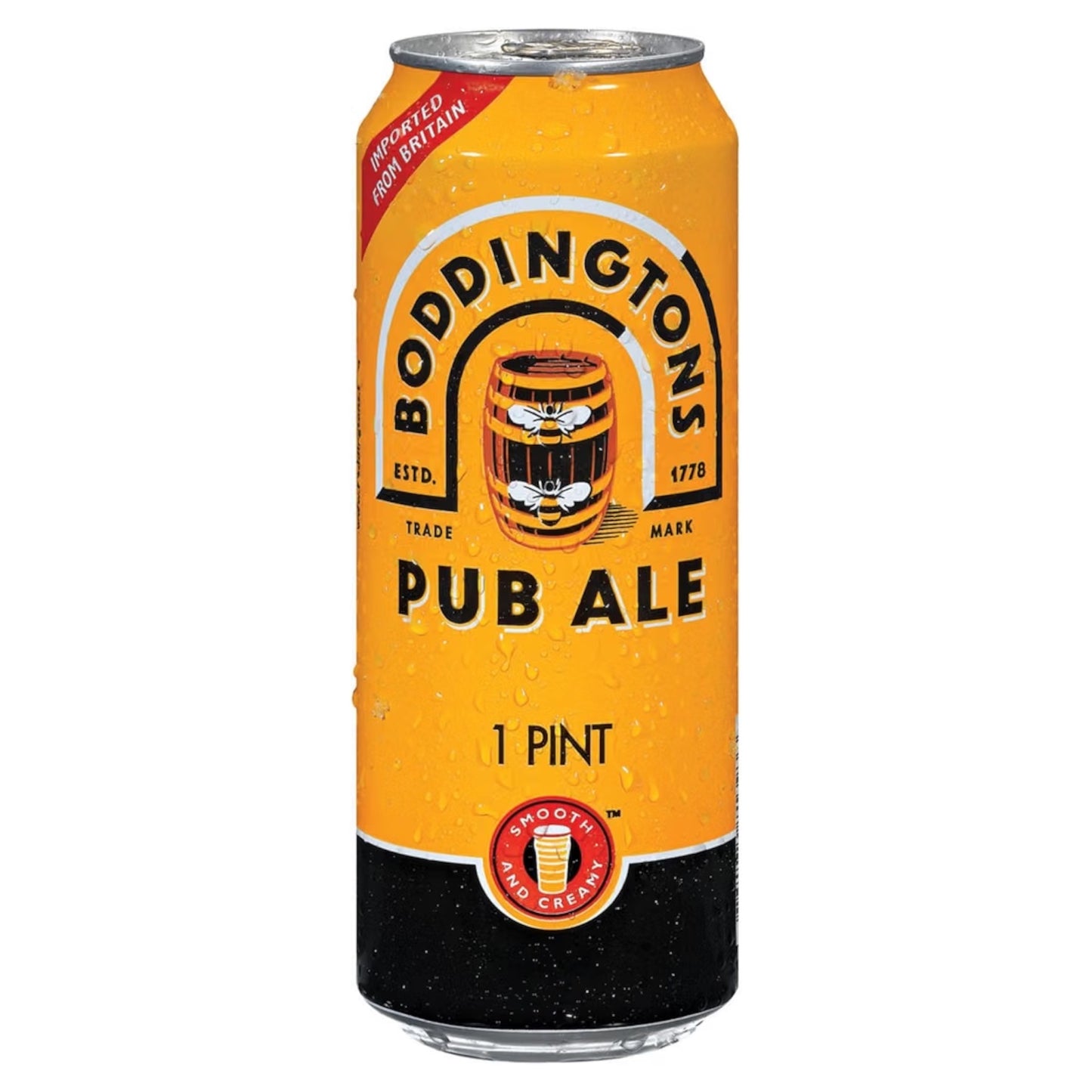+18: Cerveza Boddingtons Pub Ale 473 mL