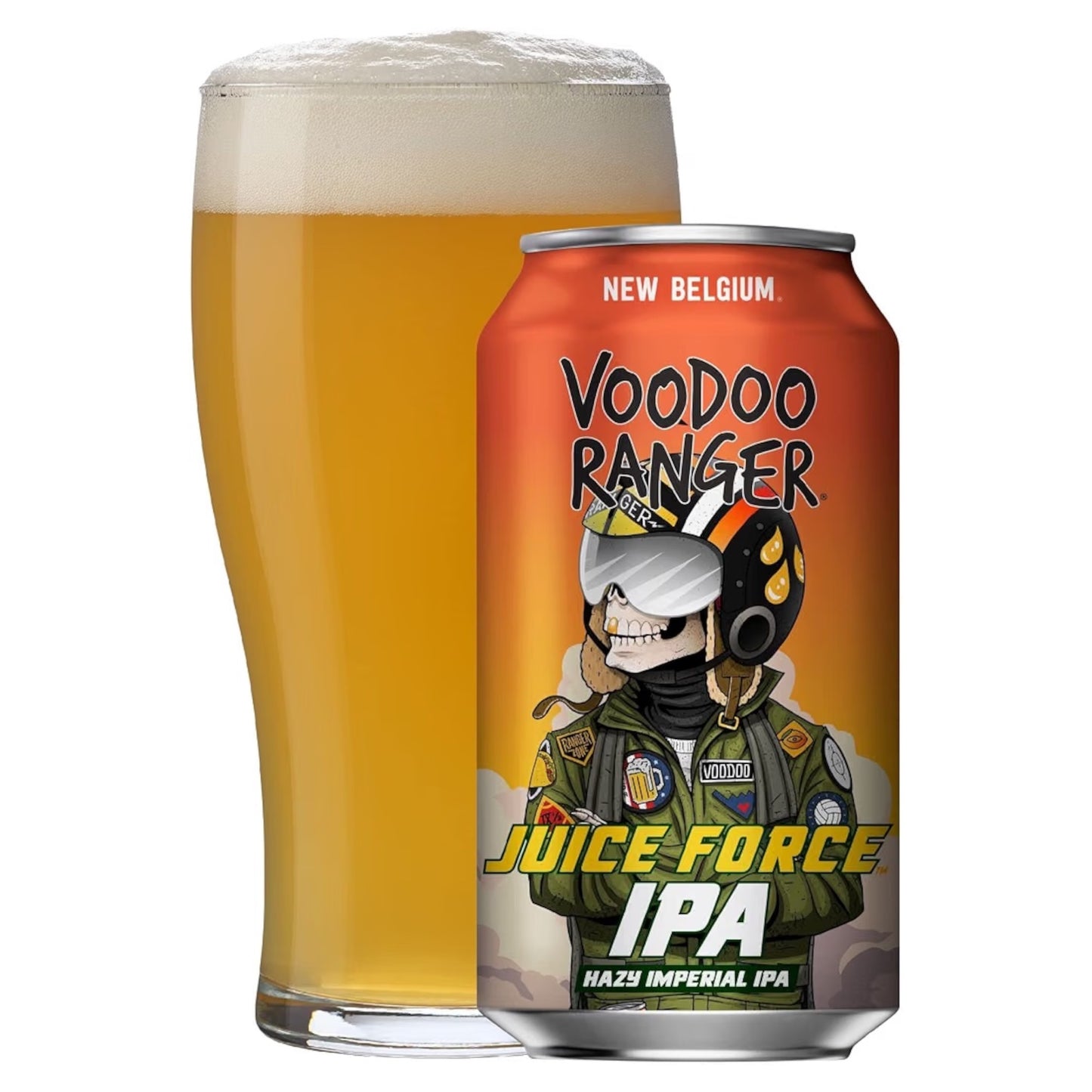 +18: Cerveza Voodoo Ranger New Belgium Juice Force IPA 355 mL