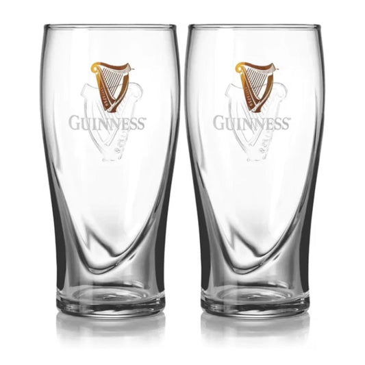 Vasos Cerveza Guinness 590 mL Mercancía Oficial Certificada Pack x2 Unidades