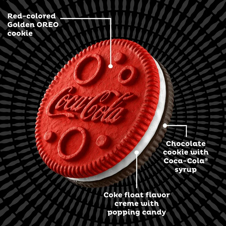 EDICIÓN LIMITADA: Oreo x Coca Cola Tamaño Grande 303g