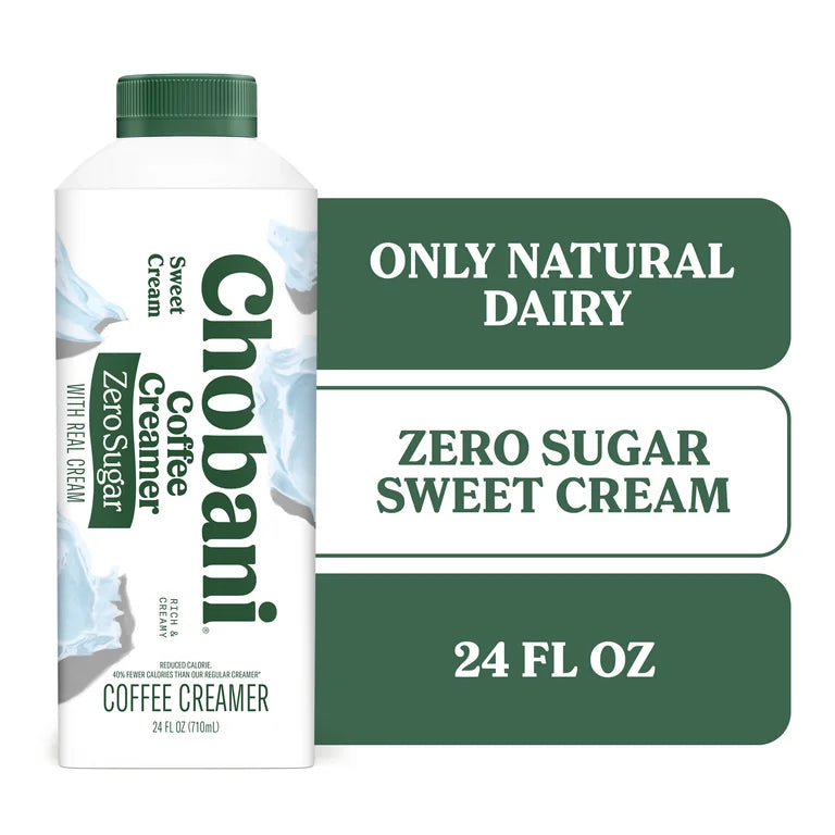 Crema Café Chobani Creamer Sweet Cream Sin Azúcar 710 mL