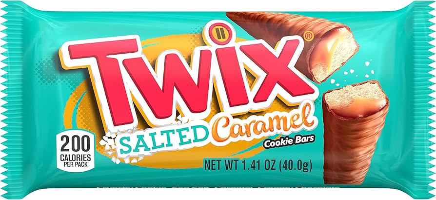 Twix Barras Caramelo Salado 40g