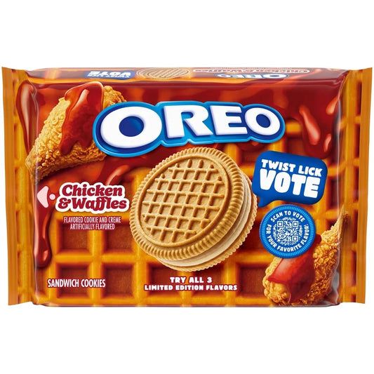 EDICIÓN LIMITADA: Oreo Chicken & Waffles Tamaño Grande 303g