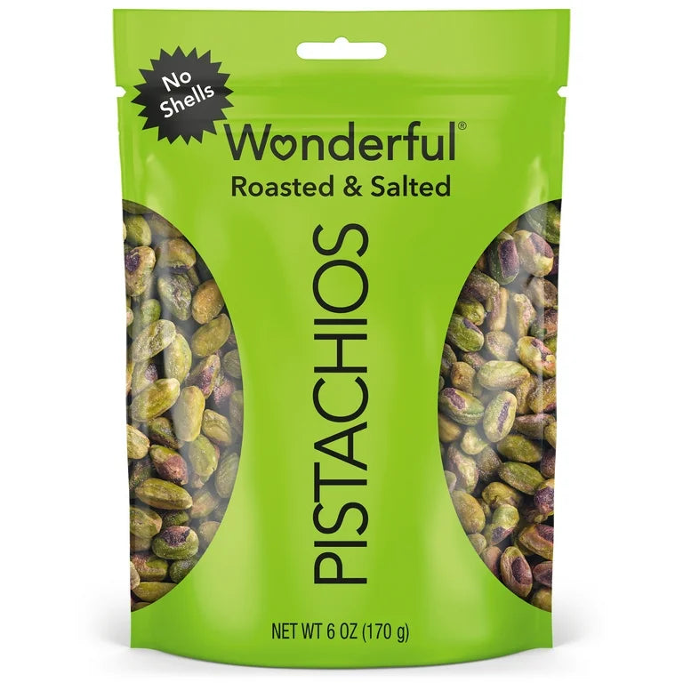 Pistachos Wonderful Roasted & Salted No Shells 170g