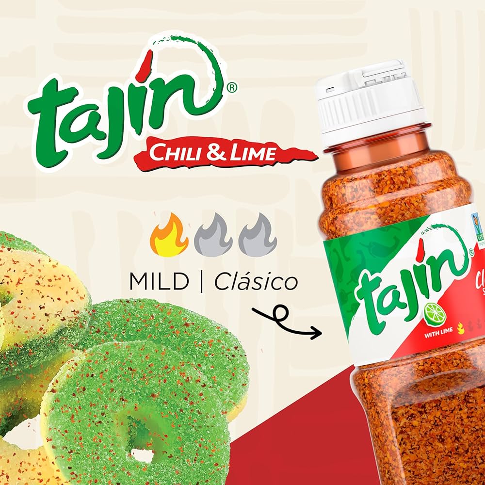 Gomitas Anillos de Manzana con Tajín Tamaño Familiar 312g