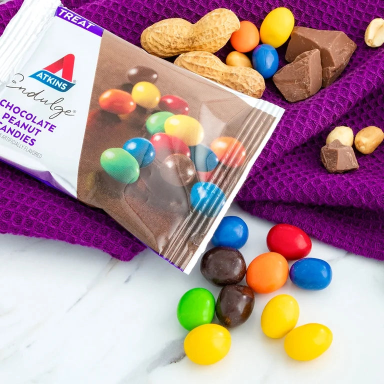 Caramelos Maní & Chocolate Atkins Endulge x5 Unidades - 170g