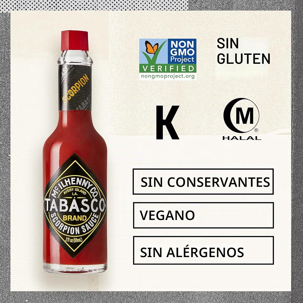 Salsa Tabasco Scorpion Extra Hot 59 mL
