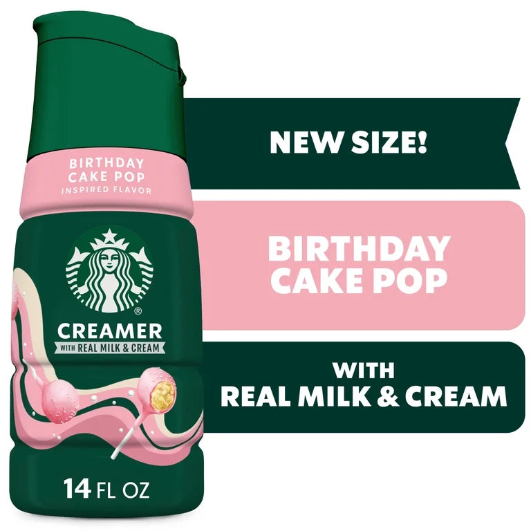 Crema Café Starbucks Creamer Birthday Cake Pop 414 mL