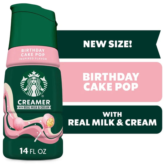 Crema Café Starbucks Creamer Birthday Cake Pop 414 mL