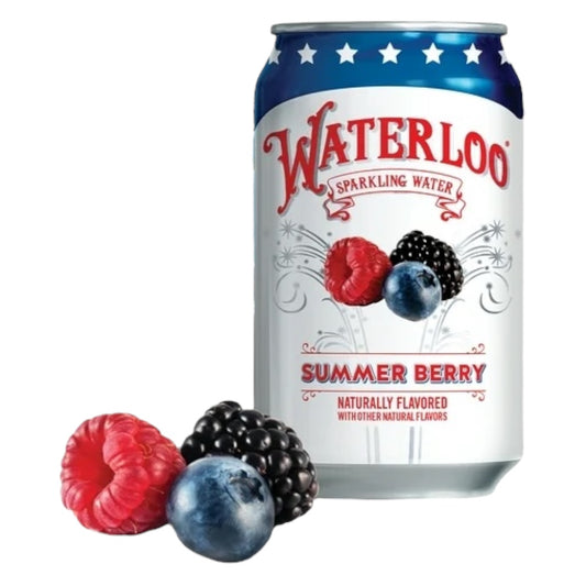 Agua Mineral con Gas Waterloo Summer Berry 355 mL
