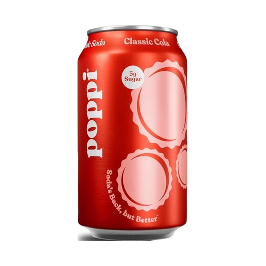 Soda Prebiótica Poppi Classic Cola 355 mL