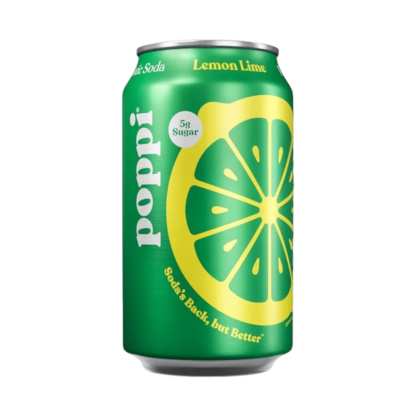 Soda Prebiótica Poppi Lemon Lime 355 mL