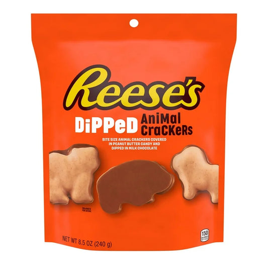 Galletas Cubiertas Reese’s Dipped Animal Crackers Tamaño Grande 240g