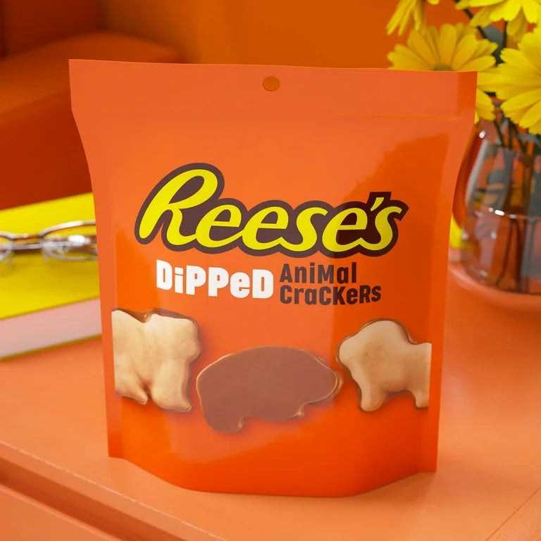 Galletas Cubiertas Reese’s Dipped Animal Crackers Tamaño Grande 240g