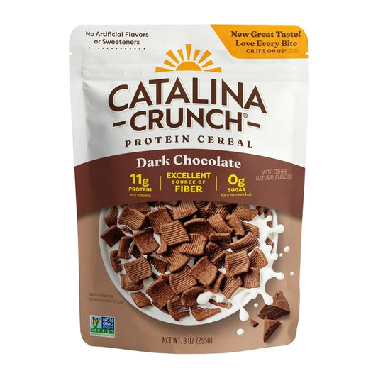 Cereal Proteico Sin Azúcar Catalina Crunch Dark Chocolate 255g