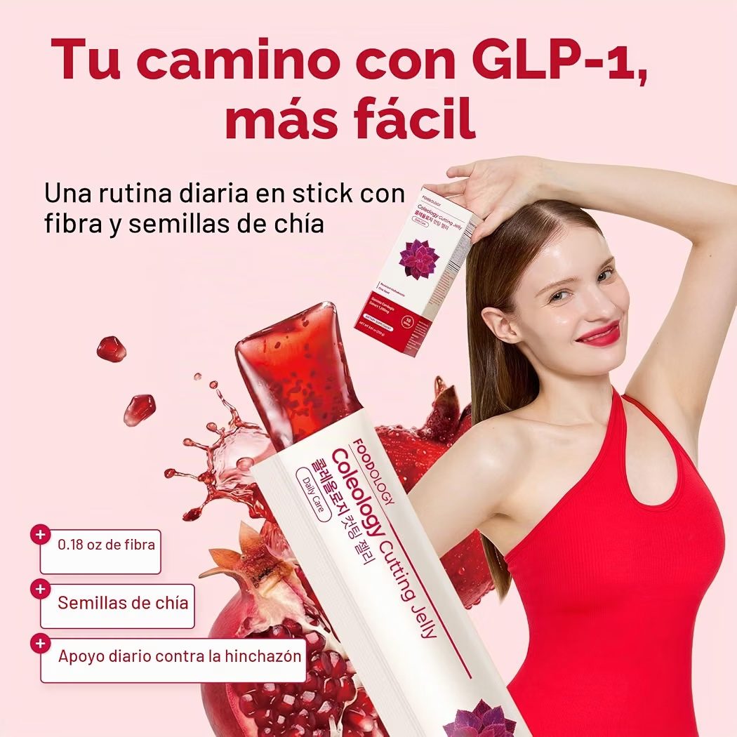 Suplemento Dietético Coleology Cutting Jelly Sabor Granada Barra 250g Pack x10 Unidades