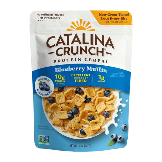 Cereal Proteico Sin Azúcar Catalina Crunch Blueberry Muffin 255g