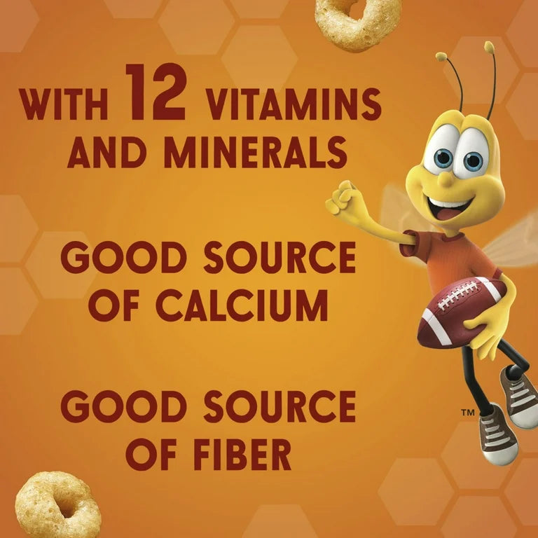Cereal Proteico Gluten Free Honey Nut Cheerios Miel Tamaño Familiar 530g