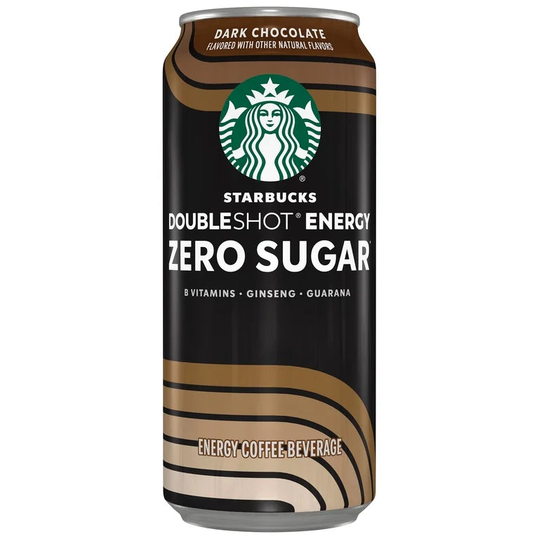 Café Starbucks Doubleshot Energy Dark Chocolate Sin Azúcar 443 mL