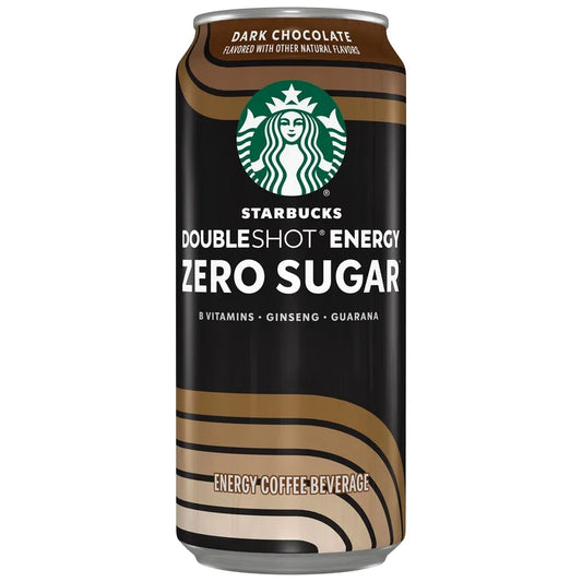 Café Starbucks Doubleshot Energy Dark Chocolate Sin Azúcar 443 mL