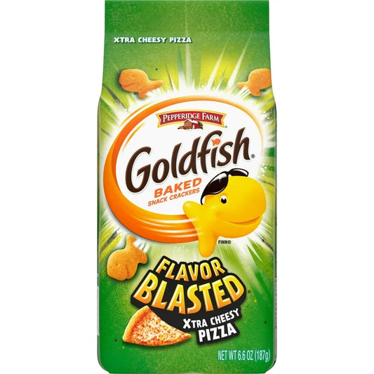 Goldfish Xtra Cheesy Pizza Tamaño Grande 187g