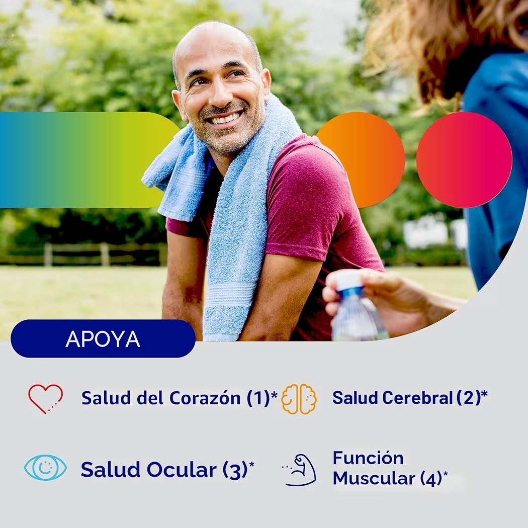 MEN +50: Tabletas Centrum Multivitamínico Silver x100 Unidades
