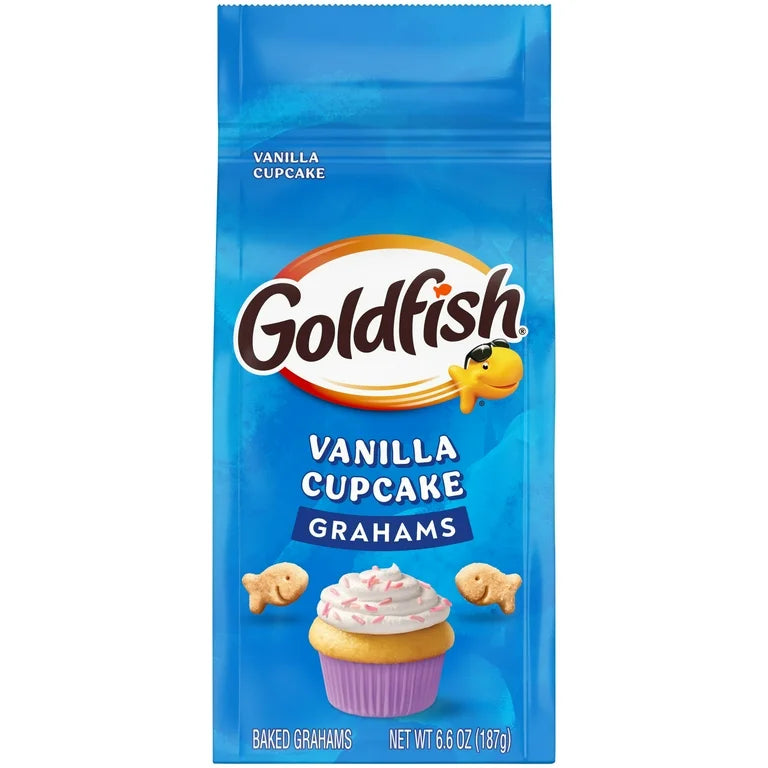 Goldfish Vanilla Cupcake Tamaño Grande 187g
