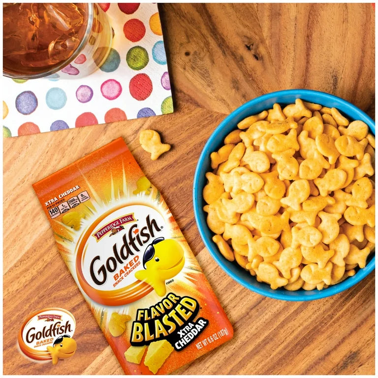 Goldfish Xtra Cheddar Tamaño Grande 187g