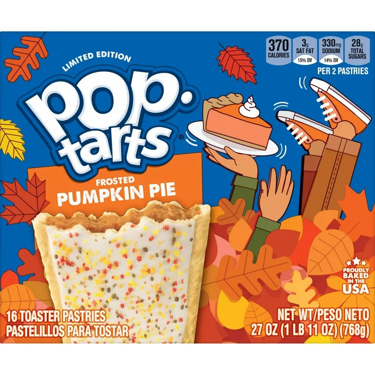 EDICIÓN LIMITADA: Pop Tarts Pie de Calabaza x2 (Unidad a $5.500)