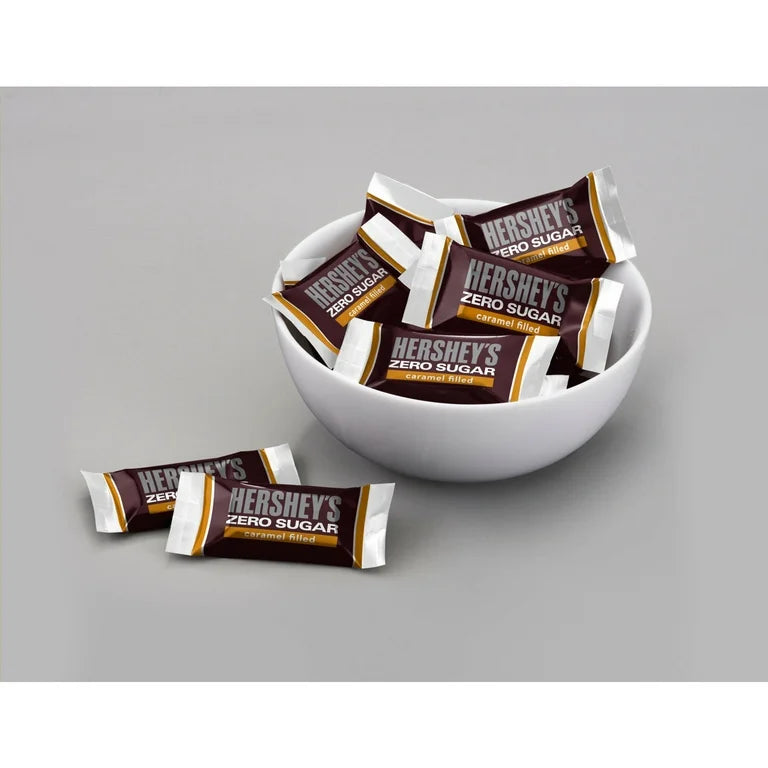 Chocolates Hershey’s + Caramelo Sin Azúcar Tamaño Grande 144g