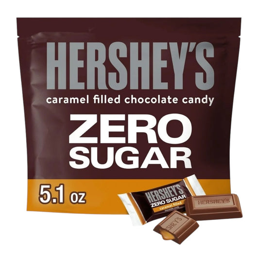 Chocolates Hershey’s + Caramelo Sin Azúcar Tamaño Grande 144g