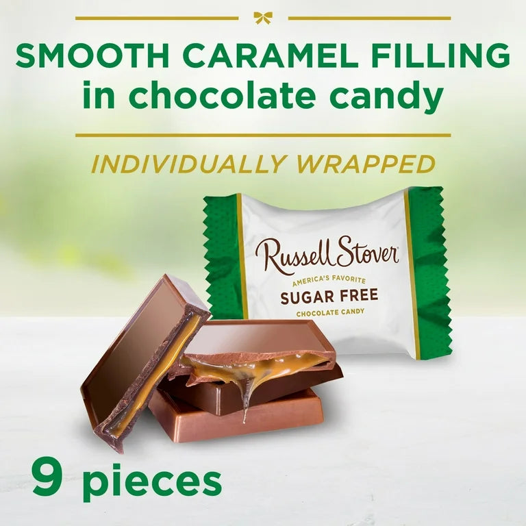 Caramelos Russell Stover Chocolate Relleno Caramelo Suave 144g