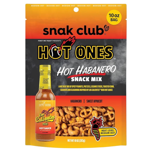 Mix Snacks Surtidos x Salsa Hot Ones Los Calientes Rojo Tamaño Grande 283g